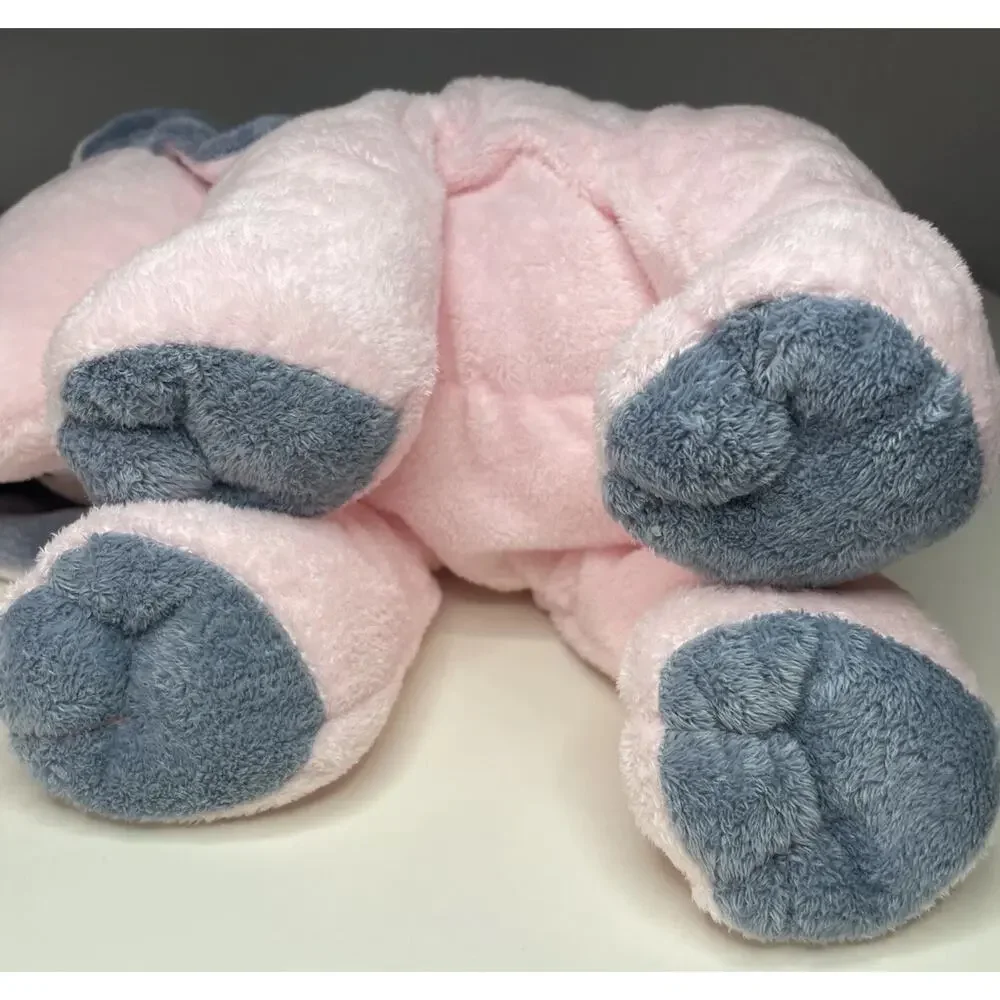 Vintage 2004 Ty Pluffies Winks the Elephant Pink Plush Large 12” With Tags
